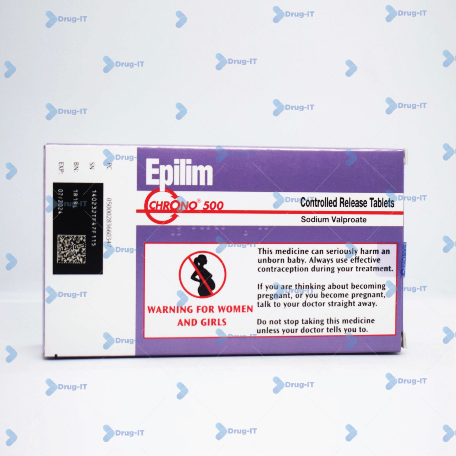 Epilim Chrono 500mg Tablet (30 Tablets) | GB